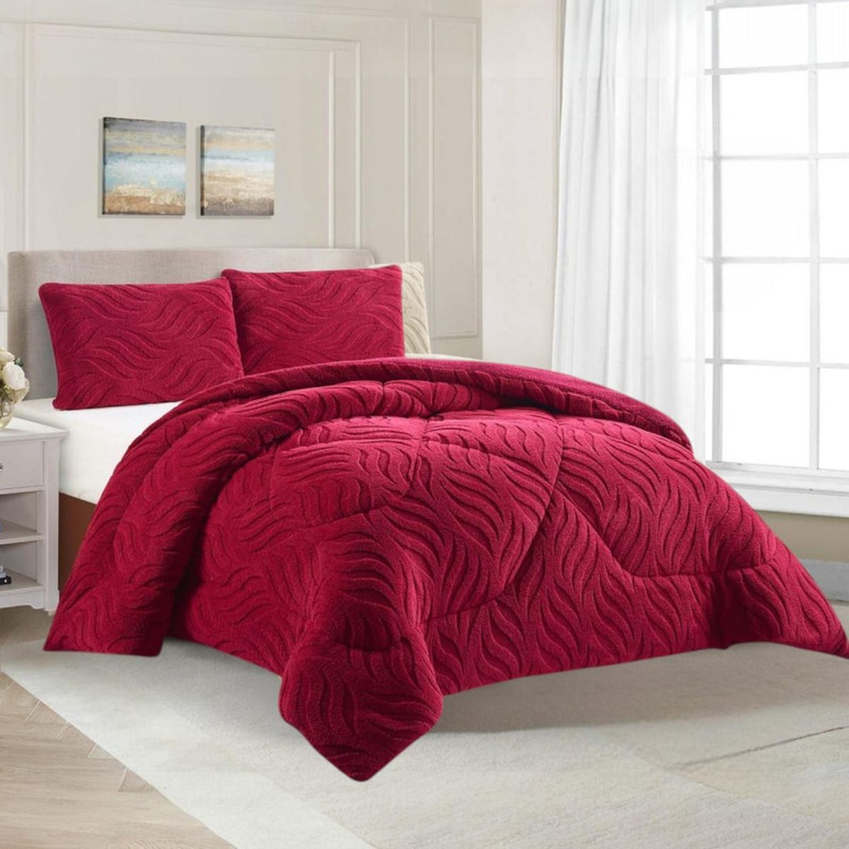 GENERICO - Cobertor King De Invierno Texturizado Con Chiporro Plumón - Multicolor - King