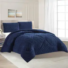 GENERICO - Cobertor King De Invierno Texturizado Con Chiporro Plumón - Multicolor - King