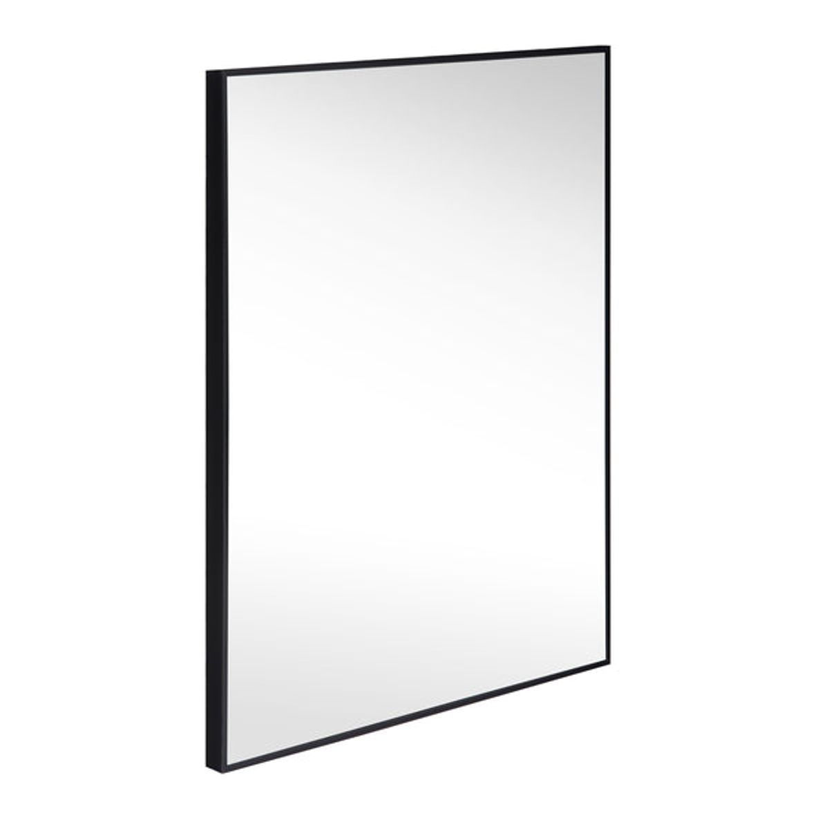 VGO - Espejo decorativo para colgar 30x90 marco aluminio  Blanco