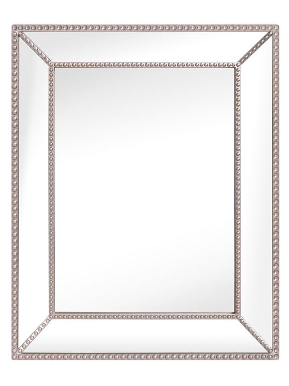 Espejo decorativo para colgar 52x42 cm borde espejado