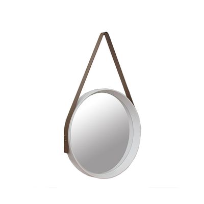 Imagen 2 del producto Espejo redondo 52 cm con correa Blanco