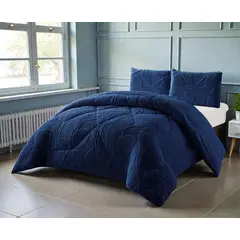 GENERICO - Cobertor King De Invierno Texturizado Con Chiporro Plumón - Multicolor - King