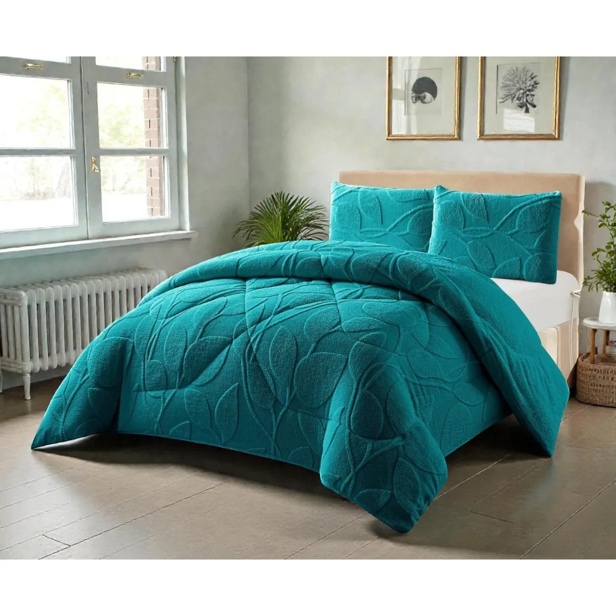 GENERICO - Cobertor King De Invierno Texturizado Con Chiporro Plumón - Multicolor - King