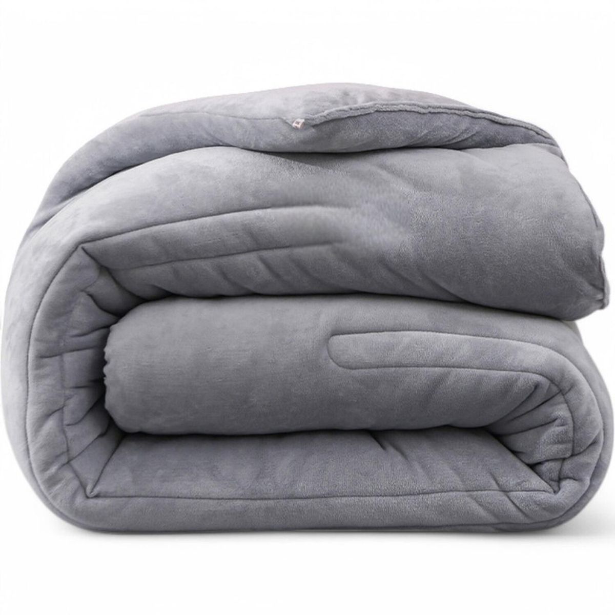 GENERICO - Plumon Plush Liso Con Chiporro 2 Plazas + 2 Fundas Almohada - Multicolor - 2 Plazas