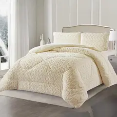 GENERICO - Cobertor Invierno Texturizado Con Chiporro Plumón 1.5 Plazas - Multicolor - 1,5 Plazas