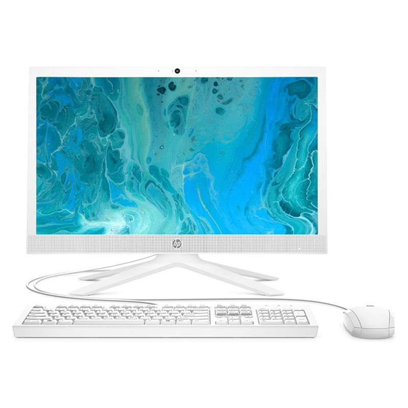 HP - All in One 21-B0021LA Intel Pentium Silver J5040 8G RAM 1TB HDD 20,7" Blanco
