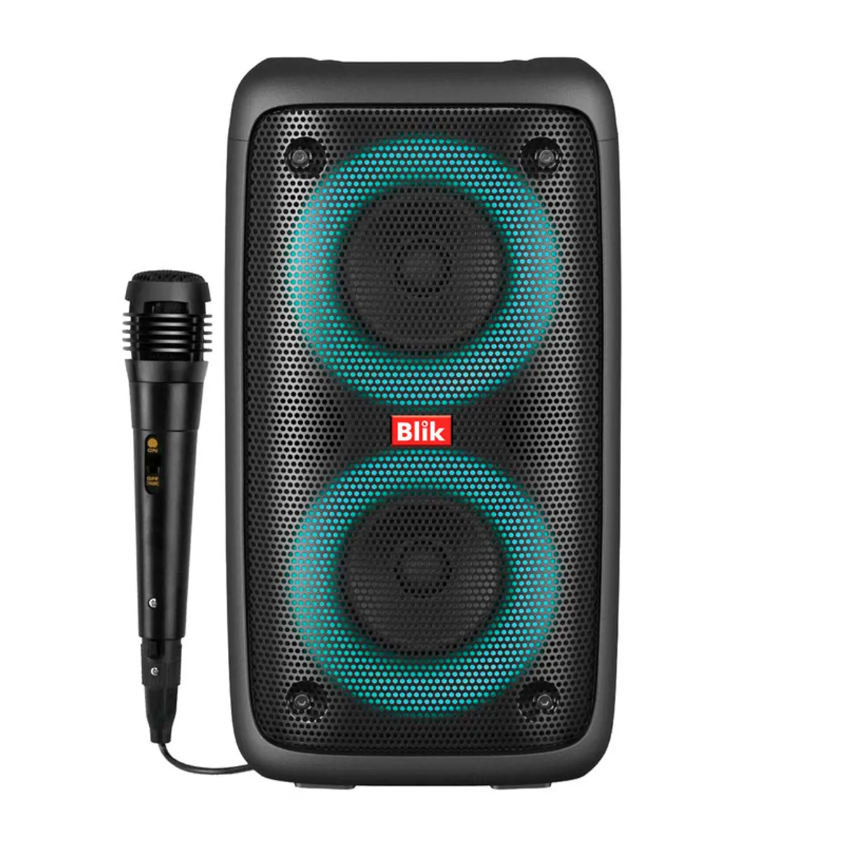 BLIK - Parlante Karaoke Blik Voice3 BT 53 Radio TFSD TWS RGB 7h