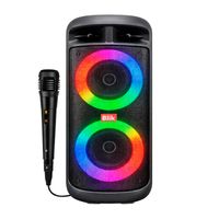 Parlante Karaoke Upsound3 BT 53 Radio TFSD TWS RGB 5h Negro
