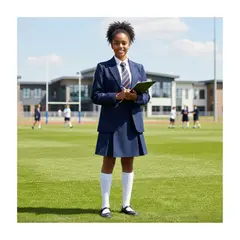 EKOL TACTICA MILITAR - Falda Colegio Niña Juvenil Gris Clásica Confección Nacional