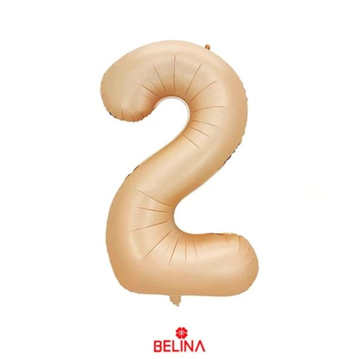 GENERICO - Globo metalico Nº 2 oro rosa 32"