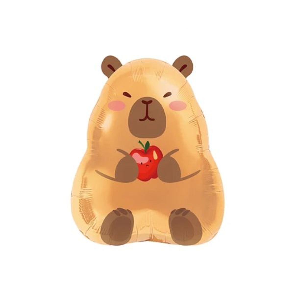 GENERICO - Globo de capibara con manzana 47x65cm