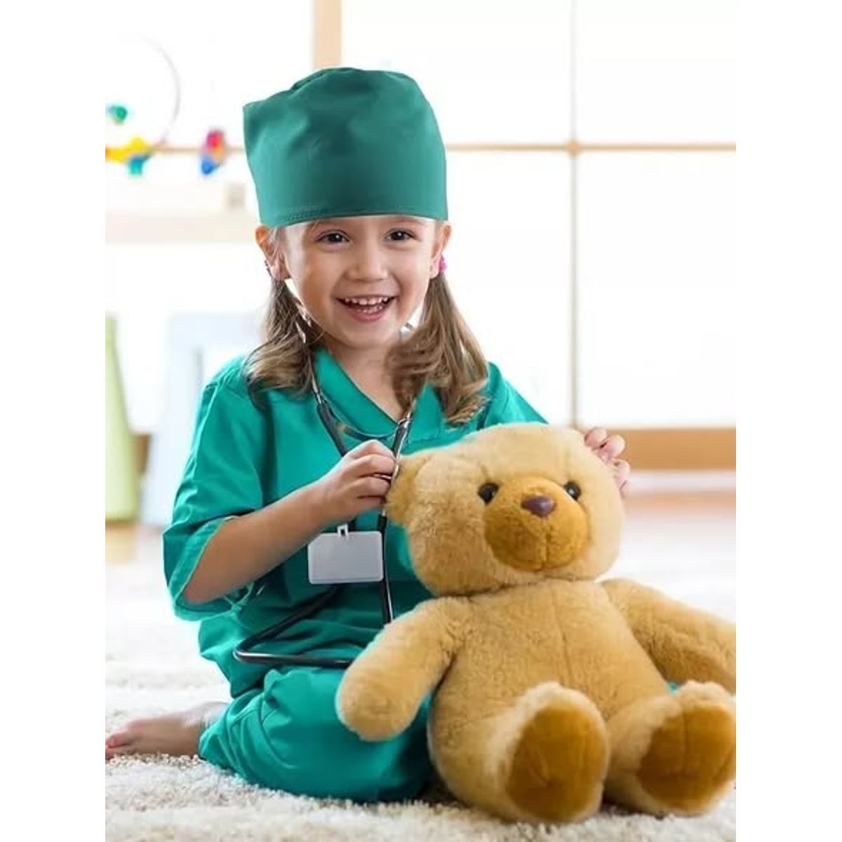 GENERICO - Set disfraz de doctor para niños talla 140 ( 7 a 8 años )