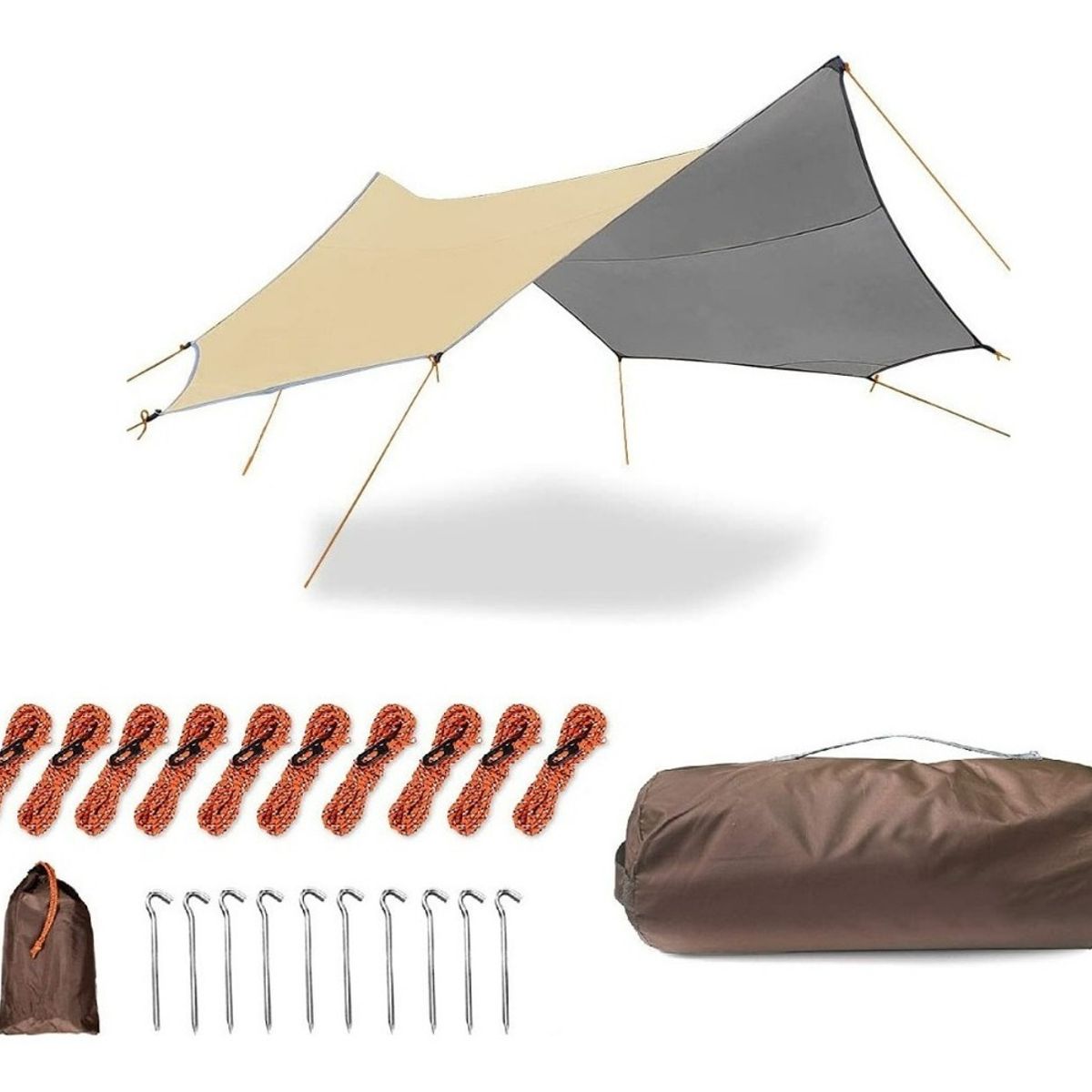 GENERICO - Toldo Carpa Estaca Parasol Portátil Refugio Proteccion Uv