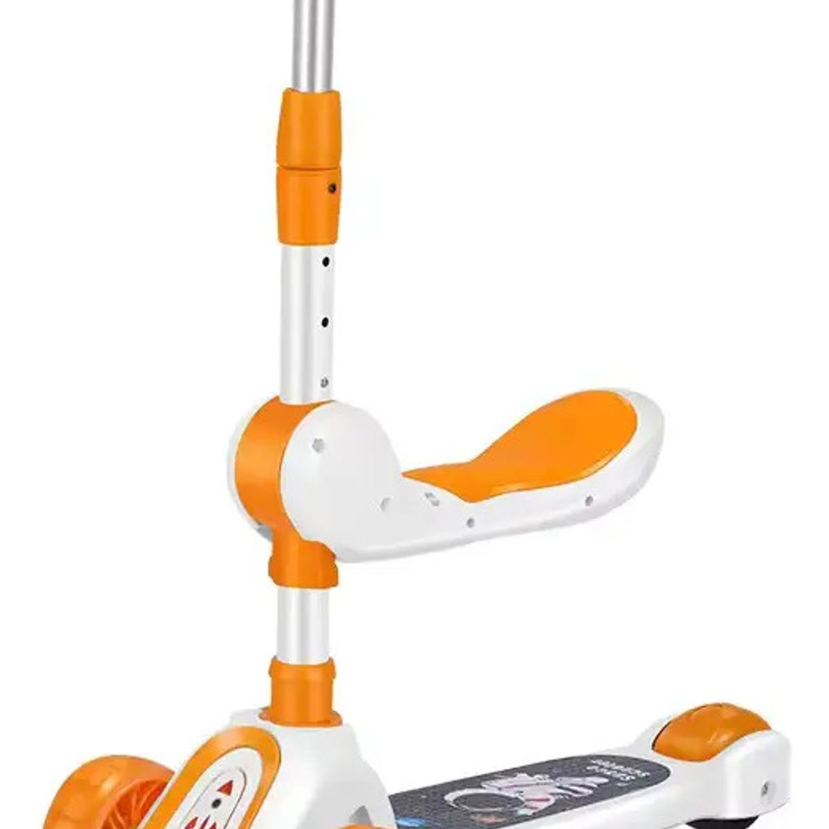 GENERICO - Scooter 2 En 1 Spaceman Rueda Con Luz Y Sonido 3 Ruedas