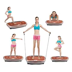 GENERICO - Masajedor Plataforma Vibratoria Bandas Usb Parlante 120nivel