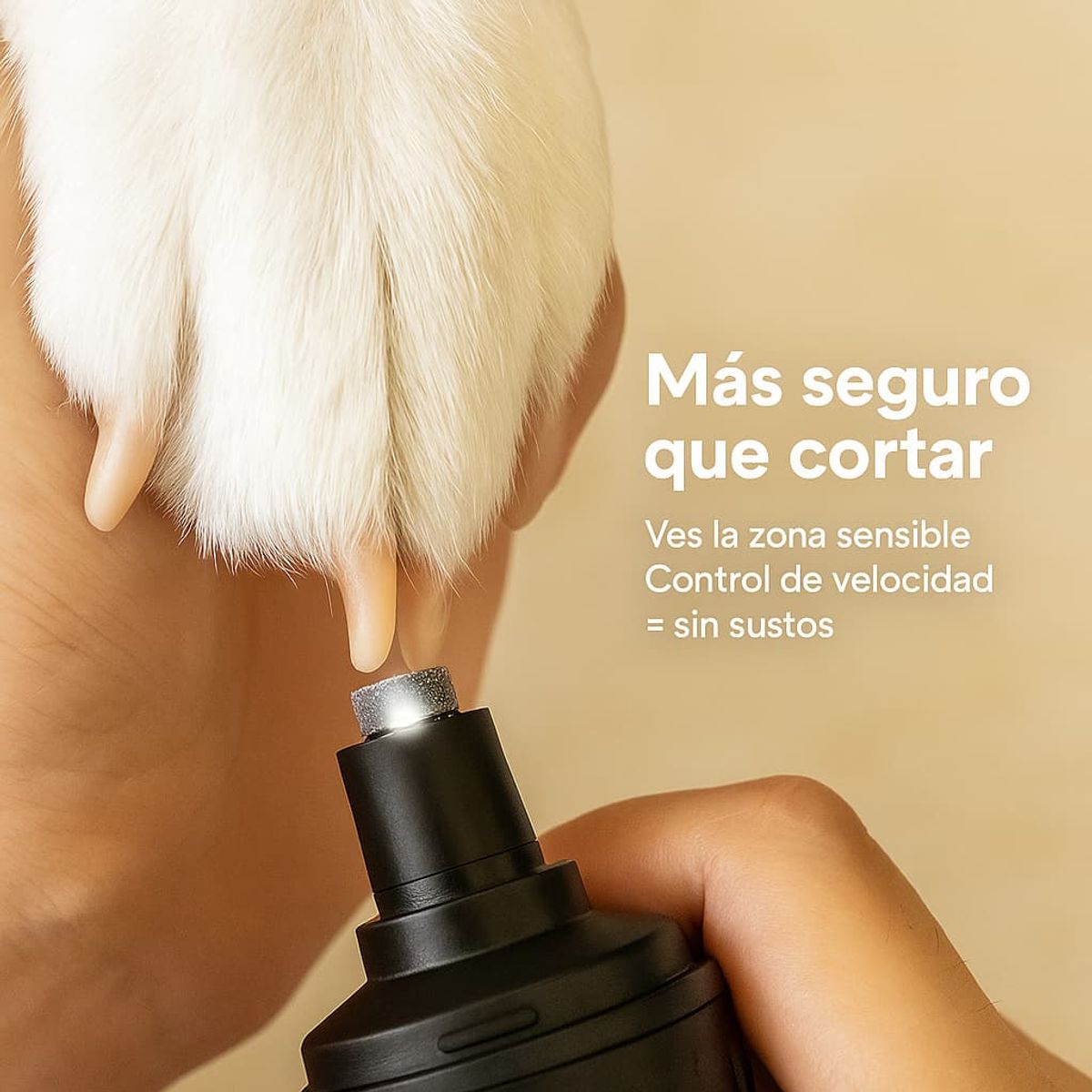 THE DOGS - Limador Uñas Perro Silencioso The Dogs Nails  Doble Luz Led