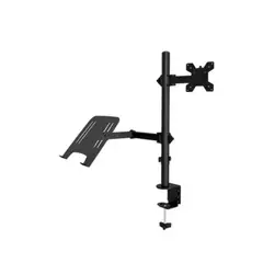 GENERICO - Soporte Dual Profesional Mod-Z012 Monitor de hasta 33 + Laptop