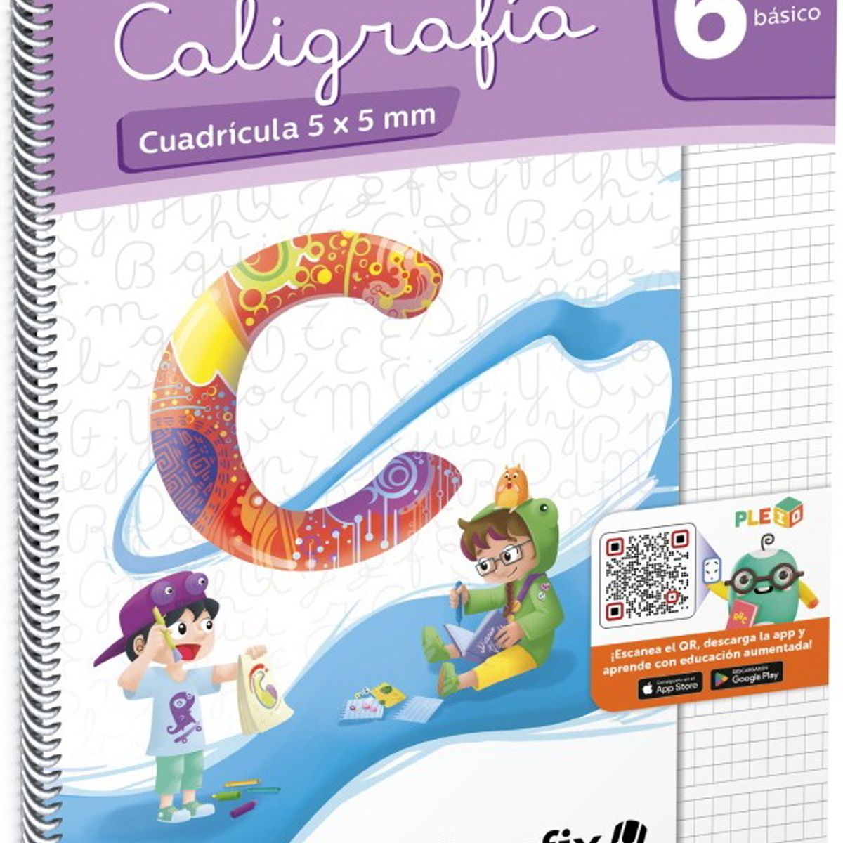 ANTARTICA LIBROS - Caligrafia En Cuadricula 6º Basico