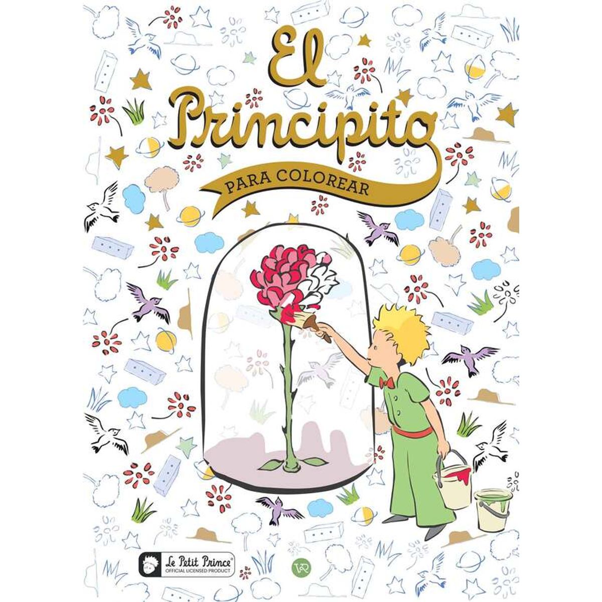 ANTARTICA LIBROS - El Principito Para Colorear Xl