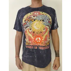 NO TIME - Polera Combi Sol (XL)