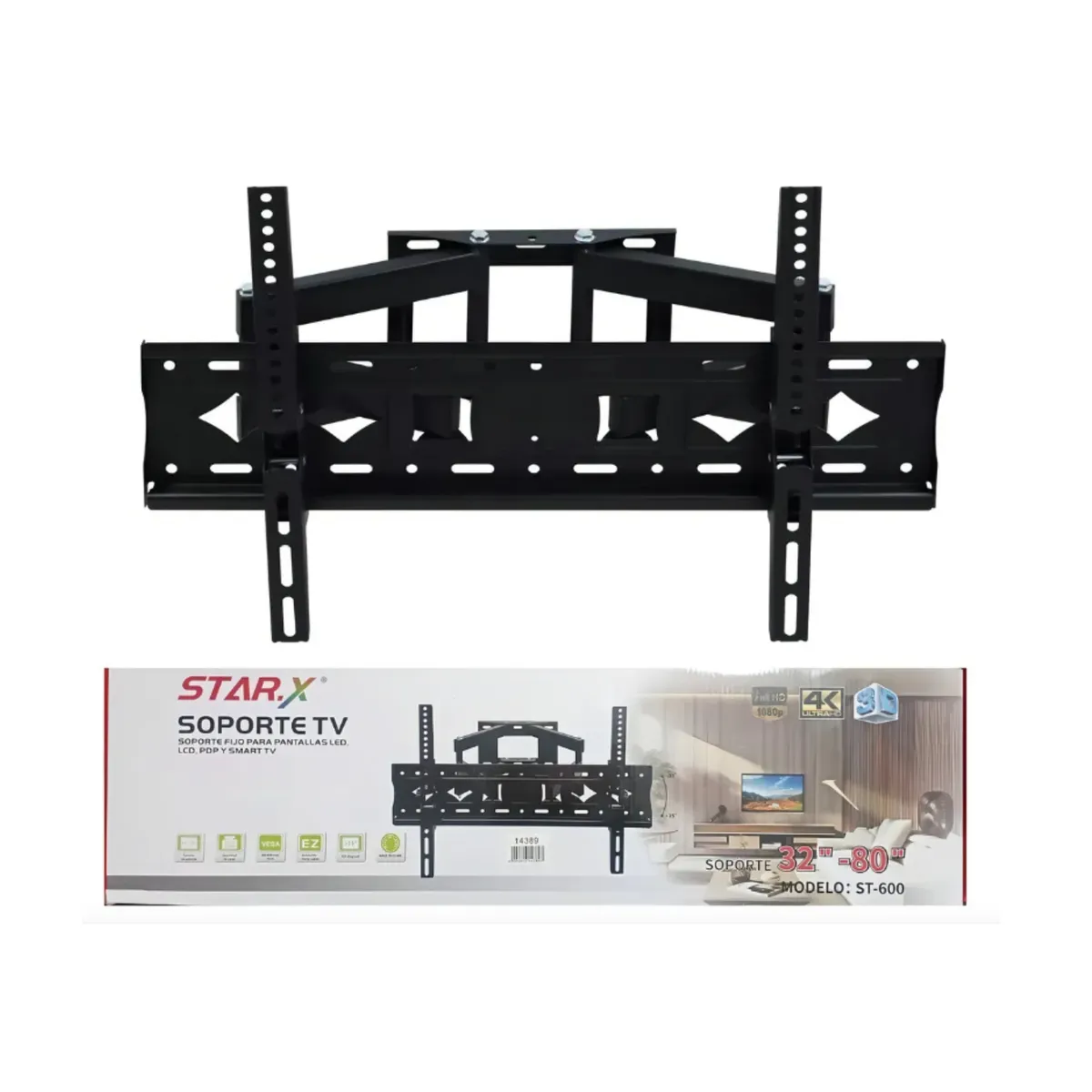 GENERICO - Soporte De Tv Articulado Star.x St-600 - 32 -80 Pulgadas