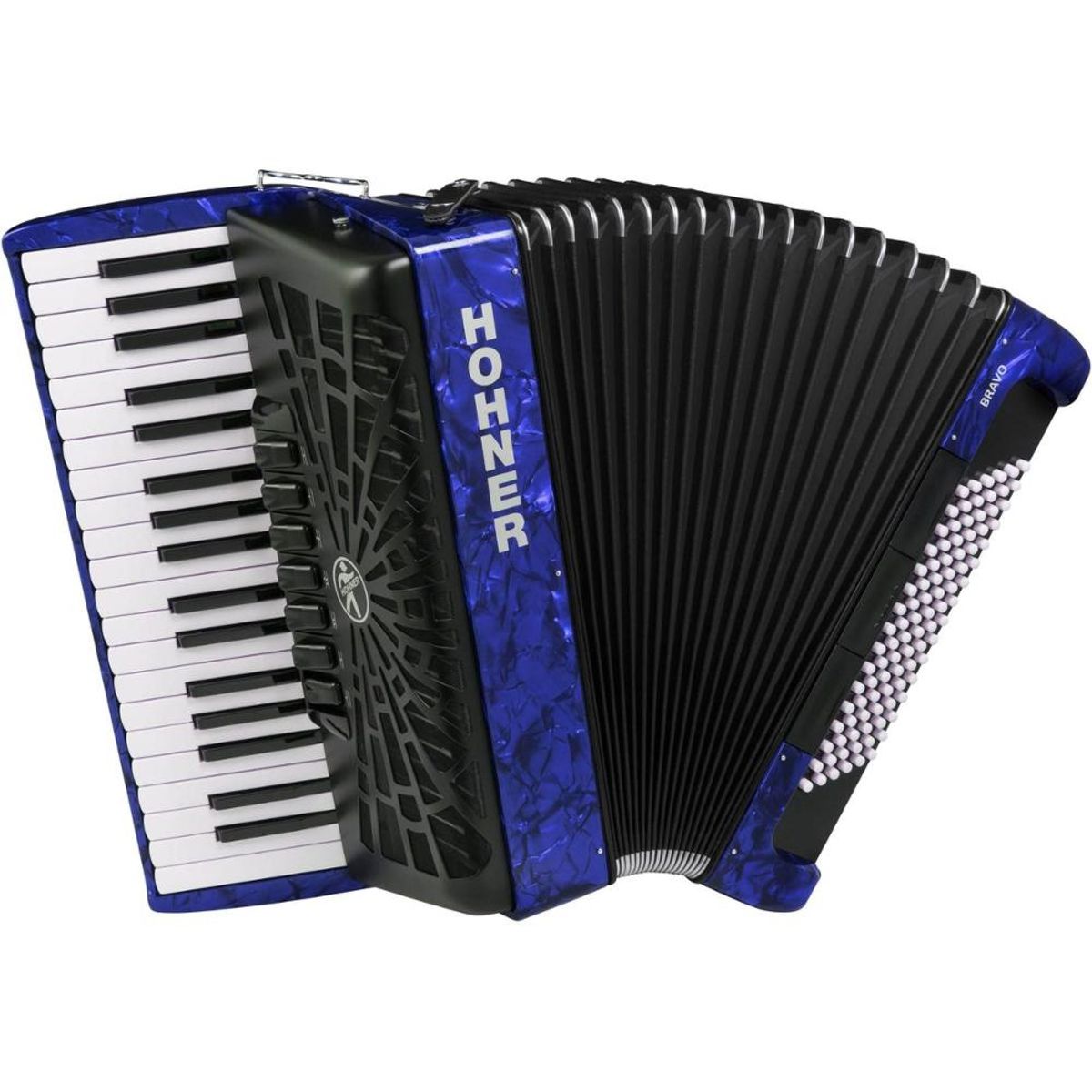 HOHNER - Acordeón Cromático Hohner Bravo III 96 A16742 - Blue