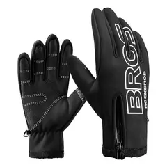 ROCKBROS - Guantes Térmicos Bicicleta Moto Touch