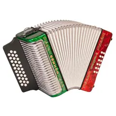 HOHNER - Acordeón Diatónico Corona II FBbEb - A5644 - Mex
