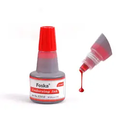 FOSKA - Tinta tampon rojo 30ml YX030red