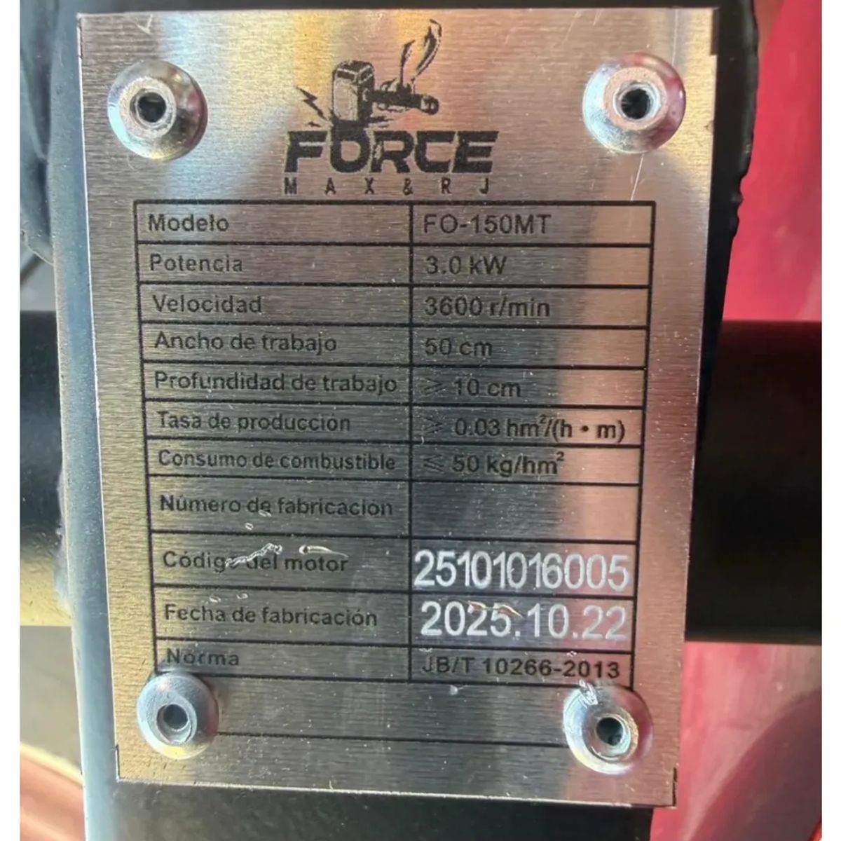 ALTERNATIVE - Motocultivador Bencinero 5hp 3kw - Motor 4 Tiempo + Accesorios