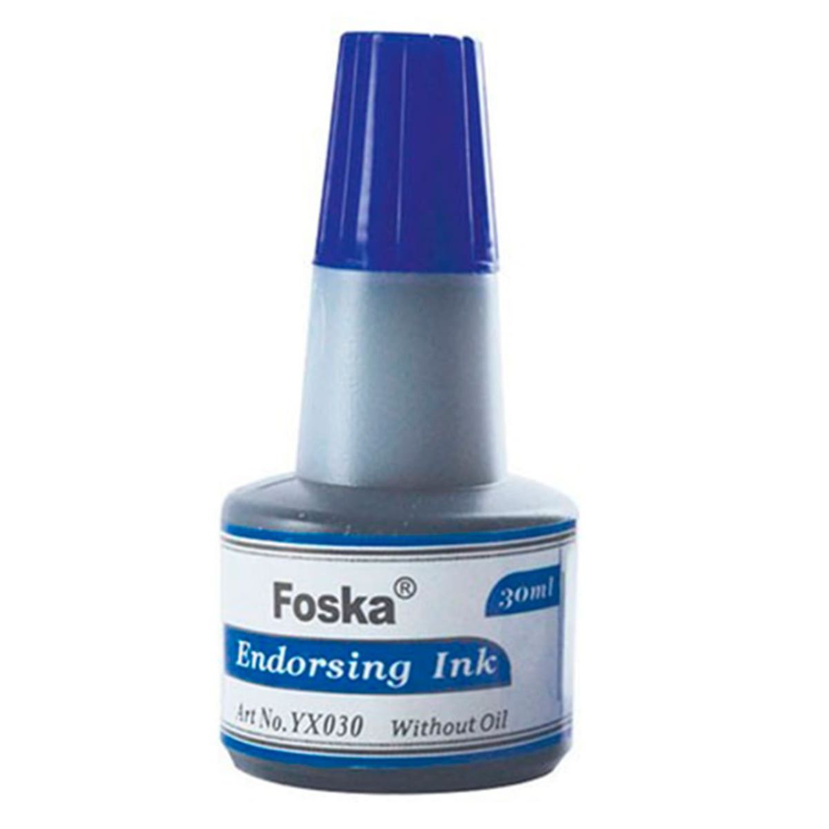 FOSKA - Tinta tampón azul 30 ml YX030(BLUE) FOSKA