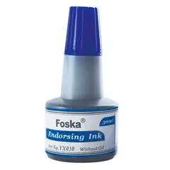 FOSKA - Tinta tampón azul 30 ml YX030(BLUE)