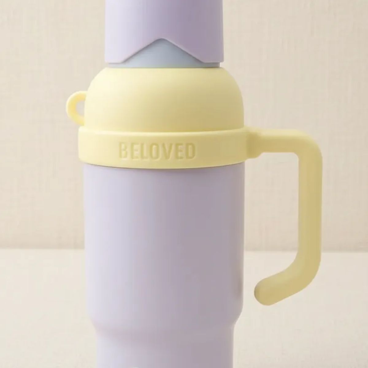 GENERICO - Vaso Térmico Portátil Pastel Con Asa Y Tapa 500 Ml