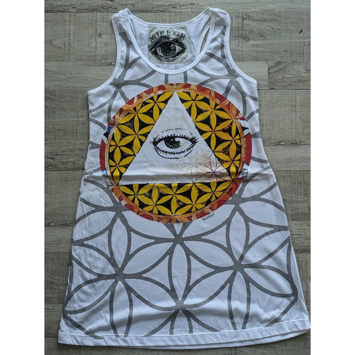 NO TIME - Yoga-Dress Algodón  Ojo del Todo (M)