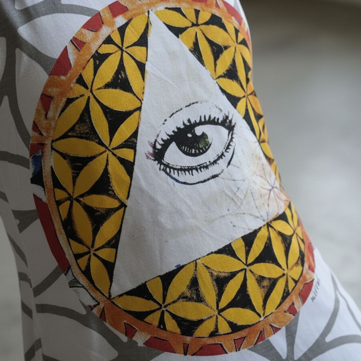 NO TIME - Yoga-Dress Algodón  Ojo del Todo (M)