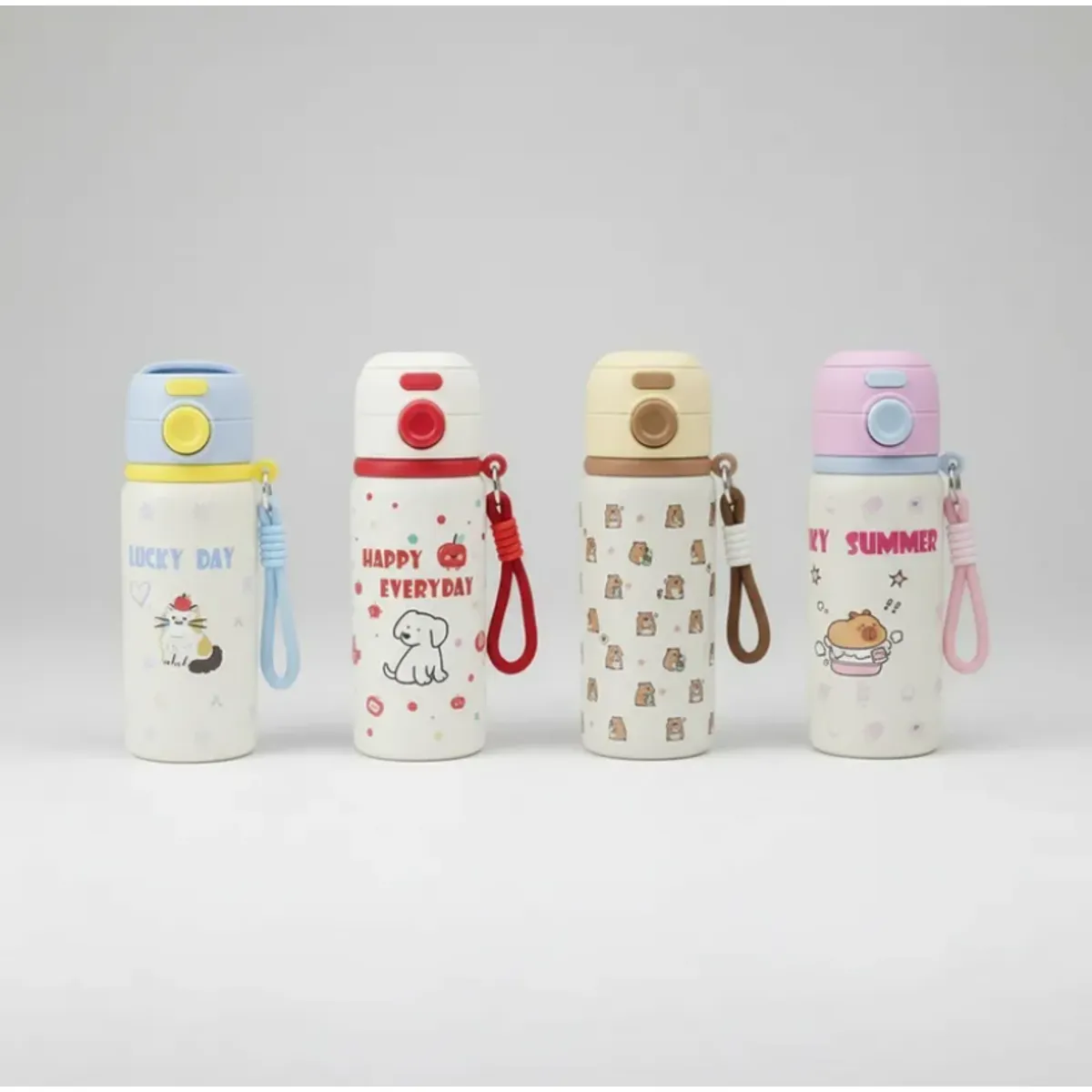 GENERICO - Botella Térmica Infantil Kawaii Acero Inoxidable 500ml