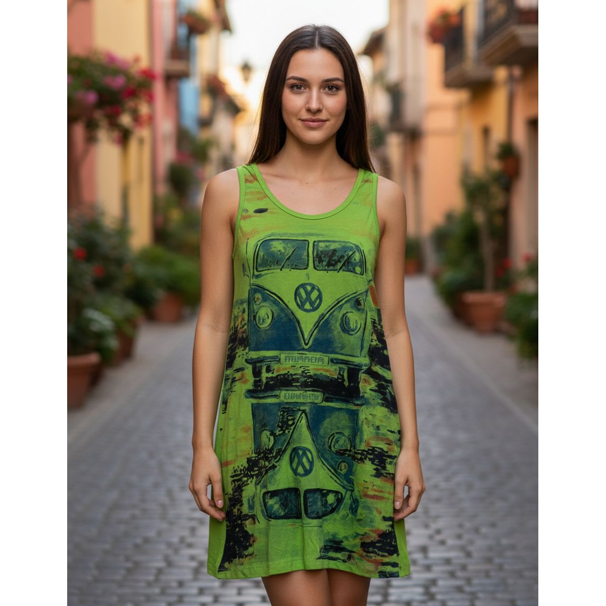 NO TIME - Yoga-Dress Combi Limon Mirror (M)