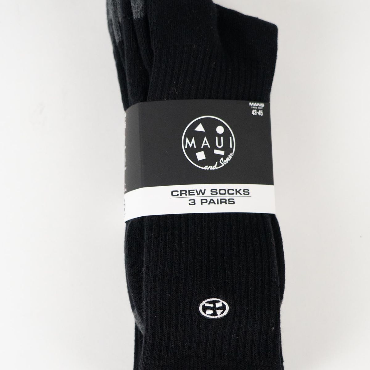 MAUI AND SONS - Pack de 3 Calcetines Wavekick Negro Maui And Sons