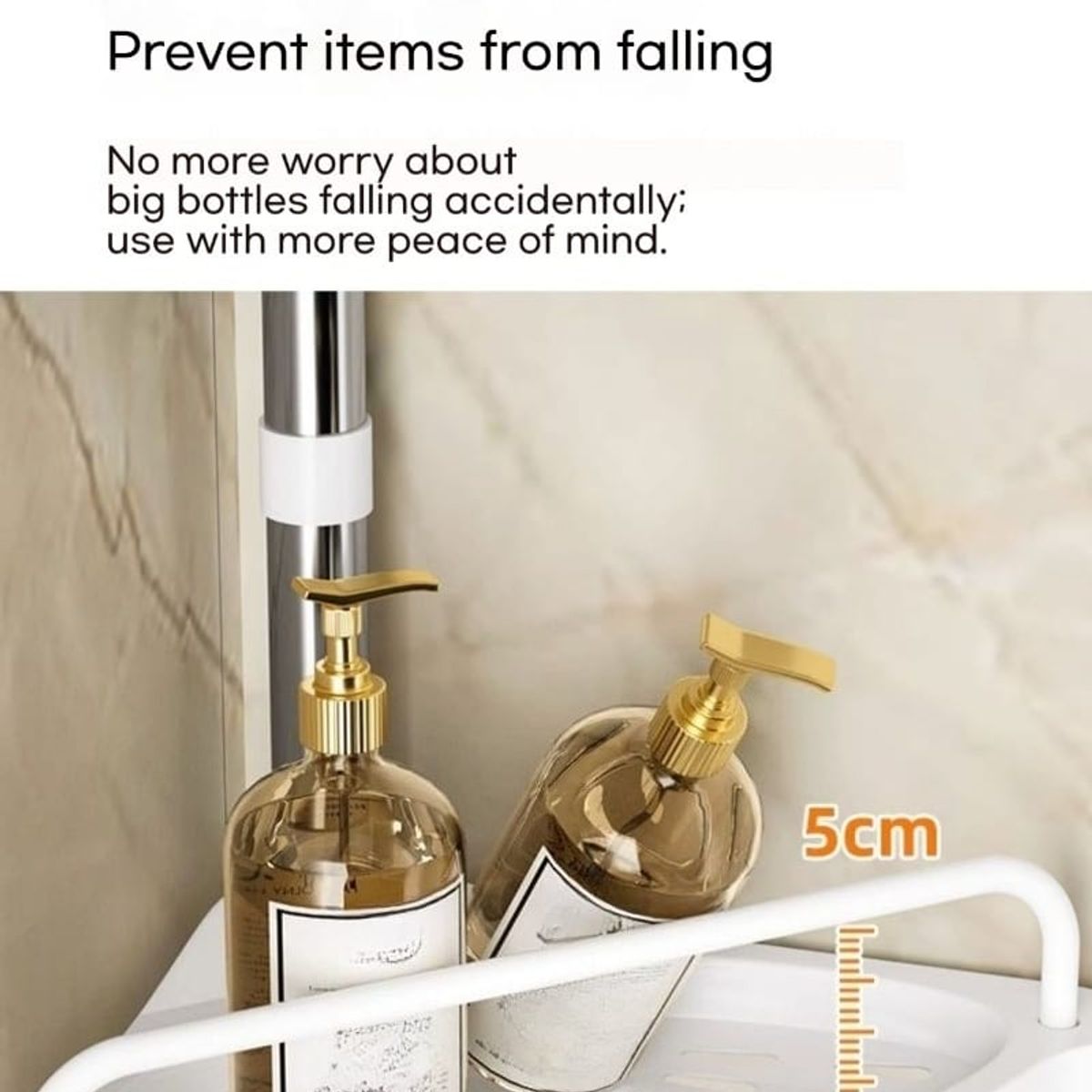 GENERICO - Estante organizador esquinero de baño cocina
