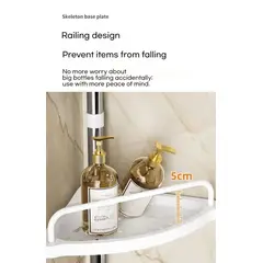 GENERICO - Estante organizador esquinero de baño cocina