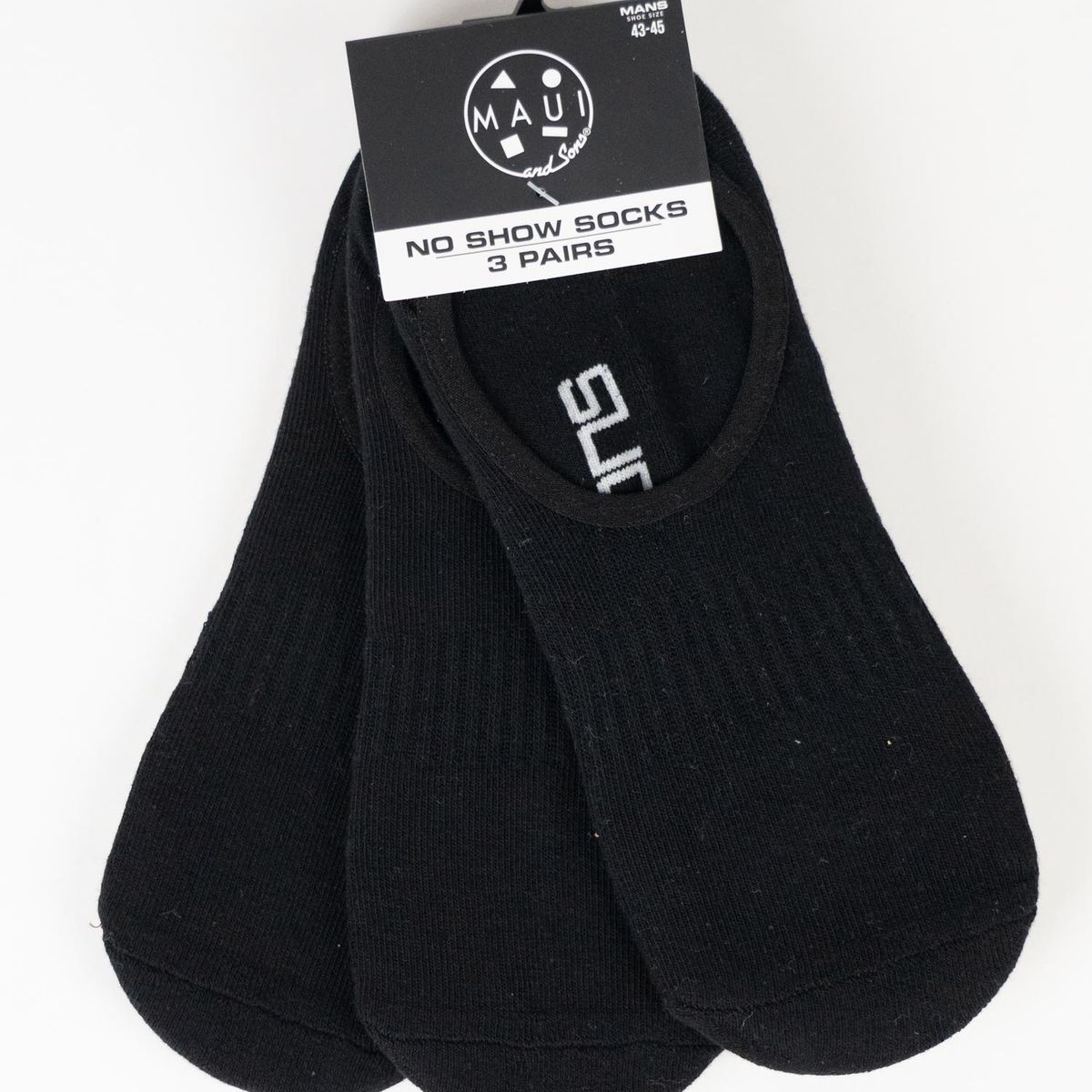MAUI AND SONS - Pack de 3 Calcetines Moanox Negro Maui And Sons
