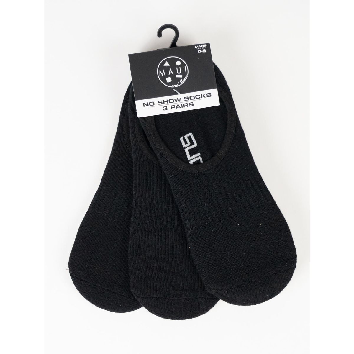 MAUI AND SONS - Pack de 3 Calcetines Moanox Negro Maui And Sons