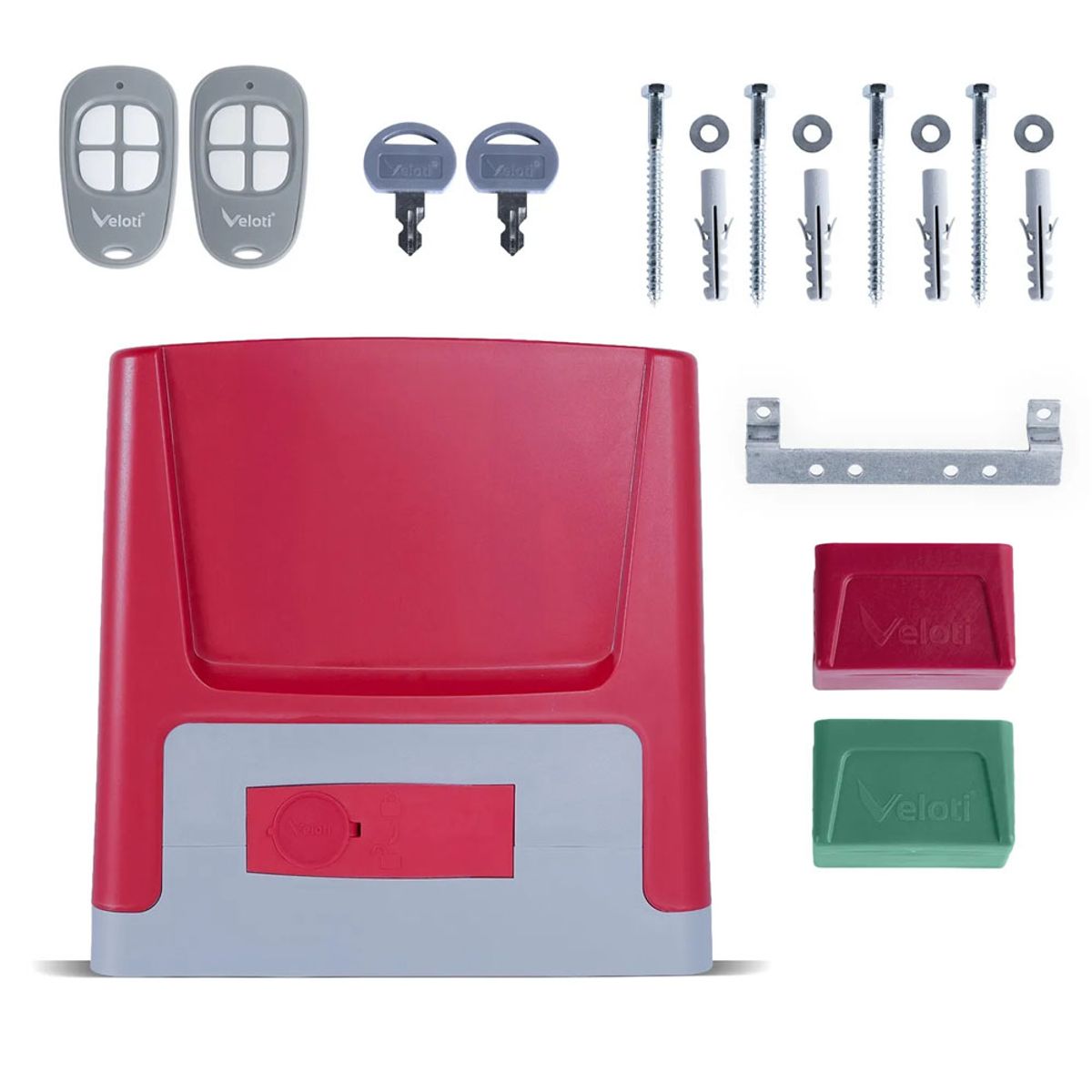 VELOTI - KIT PORTON CORREDERA NEW SPEED VELOTI 600 KG S/ CREMALLERA 