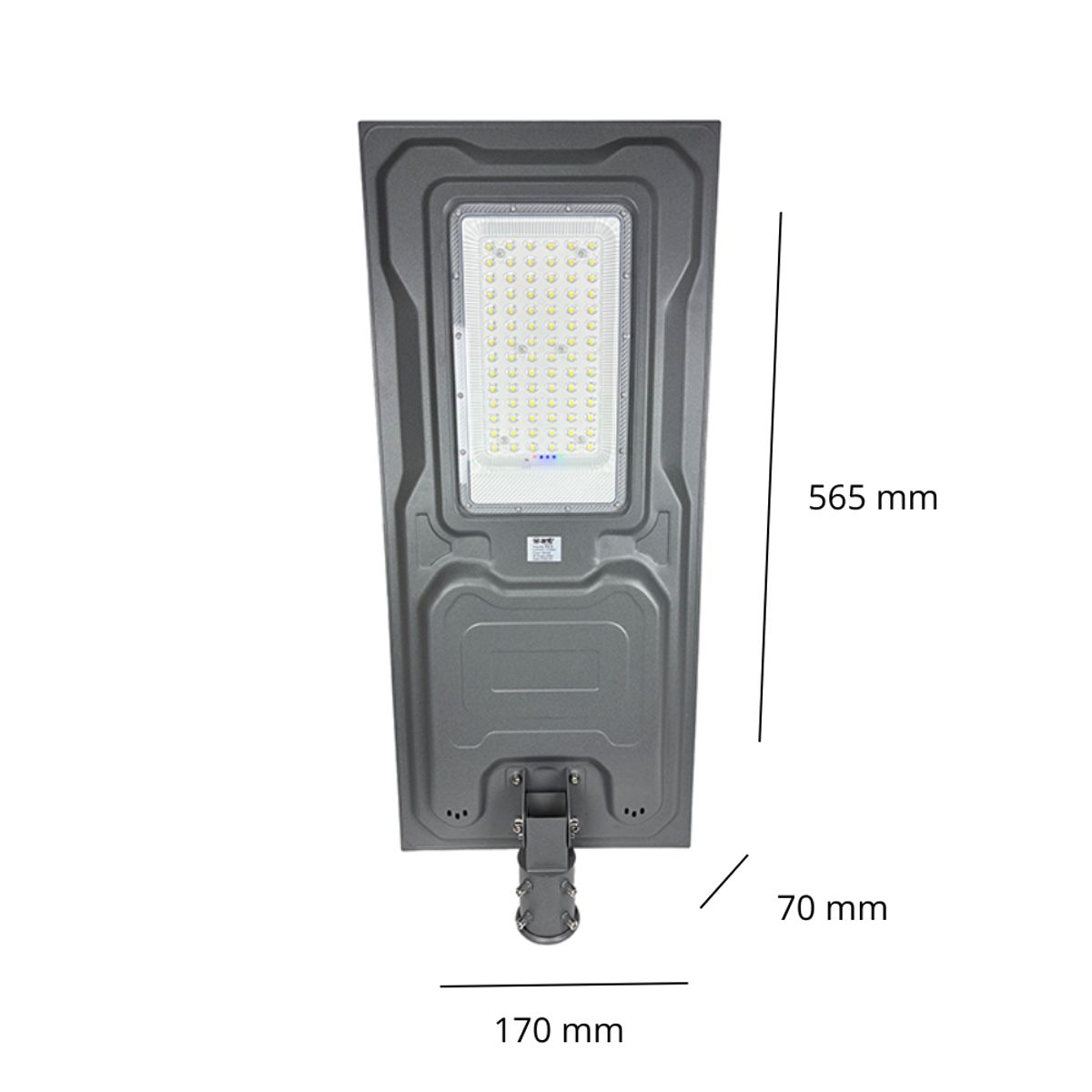 WANT - Luminaria Pública Solar PRO 5000K Luz Fría + Control Remoto