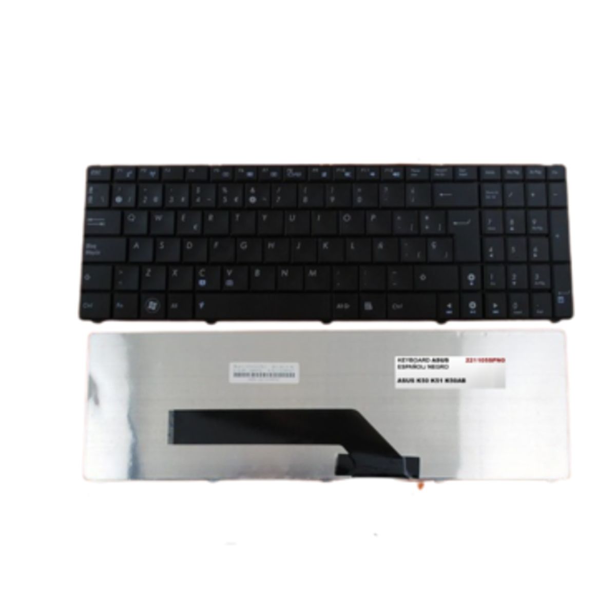 ASUS - TECLADO ASUS K50 ESPAÑOL NEGRO