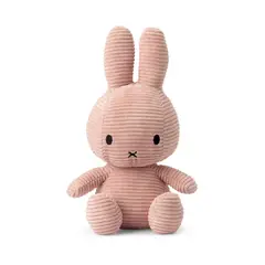 BON TON TOYS - Peluche Miffy Eco Corduroy - 33 cm - 13" color Rosado