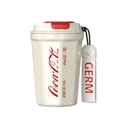 COCA COLA - Taza Café GERM x Coca-Cola Diamante 390 ml Blanca