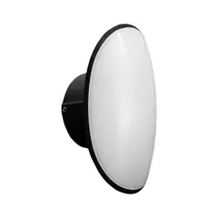LED STUDIO - APLIQUÉ MURO DIFUSOR OVALADO 8W LUZ CÁLIDA IP44