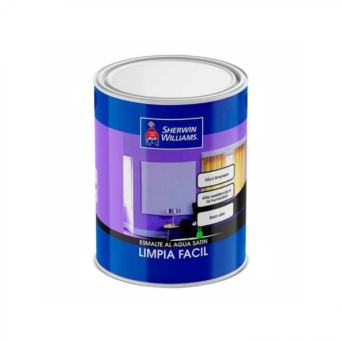 SHERWIN WILLIAMS - SHERWIN ESMAGUA SATIN LIMPIA FACIL BCO GL