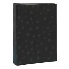 VGO - Album hojas negras papel estrella. para ensobrar 10x15 cm / 200F Negro